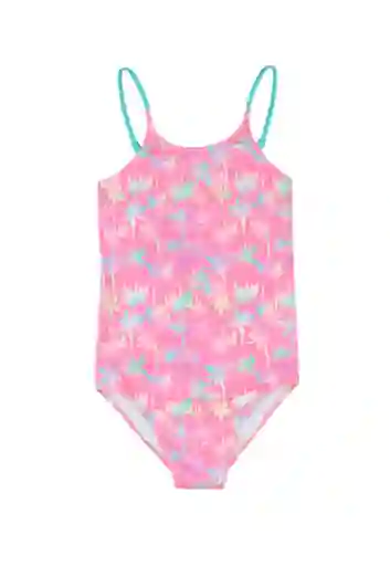 Traje de Baño Holiday Girls Rosado Talla 04 - 356