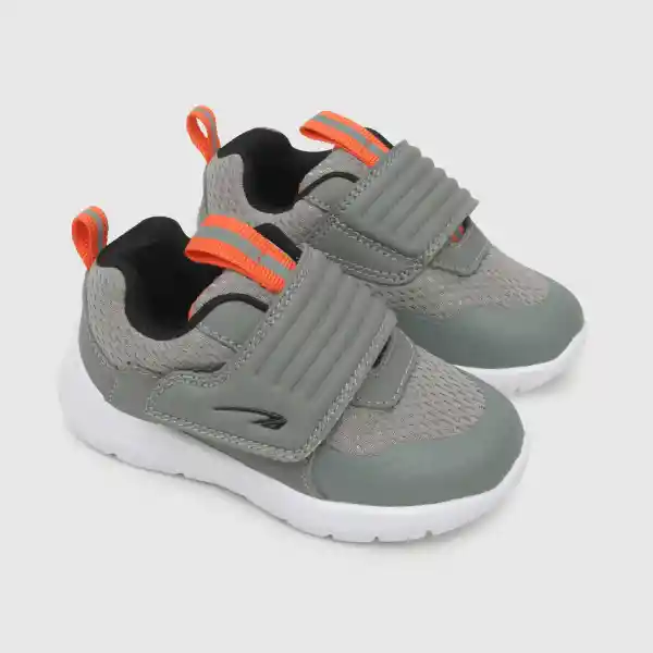 Zapatillas Deportiva de Bebé Niño Gray/Gris Talla 21 Colloky