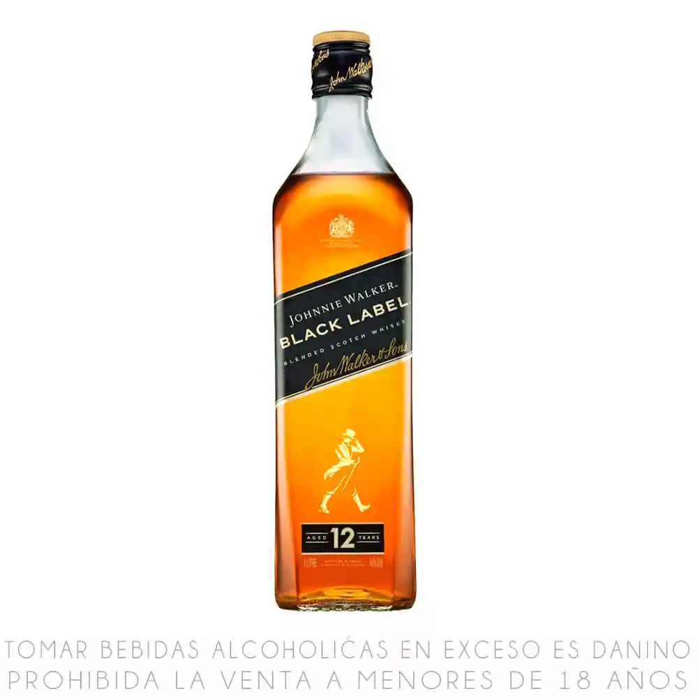 Johnnie Walker Black Label Whisky 40° Botella
