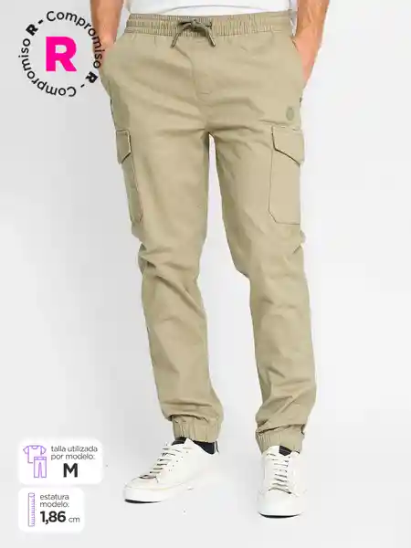 Half Jogger Tony Cargo Verde Claro M SS25