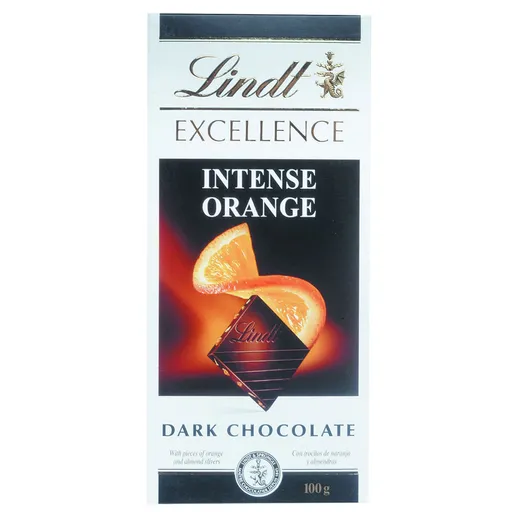Lindt Barra de Chocolate Excellence Intense Orange