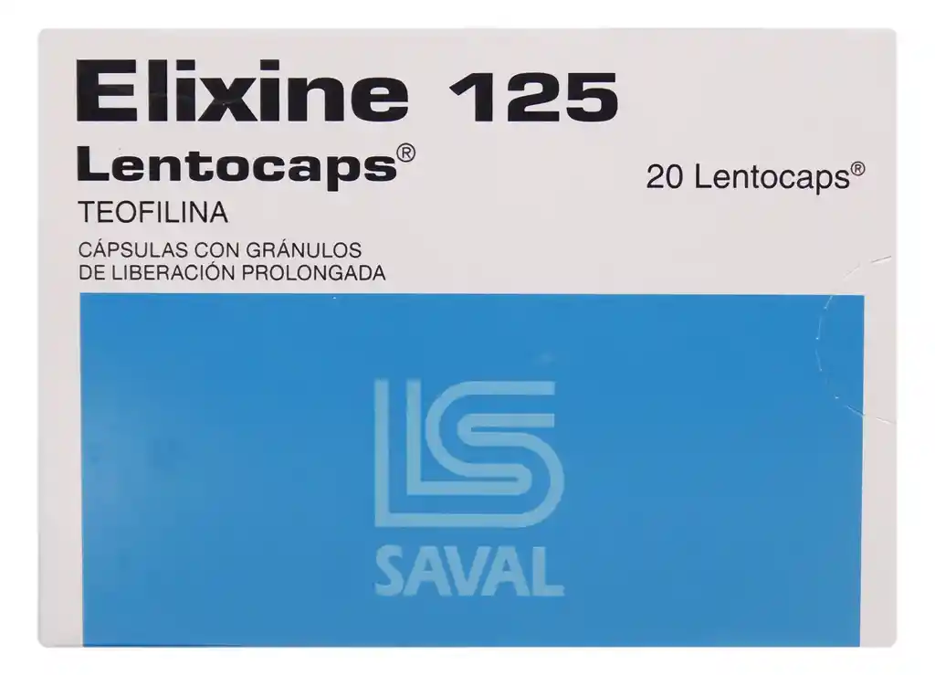 Elixine 125 mg Cap Con Granulos De Lib Prolongada