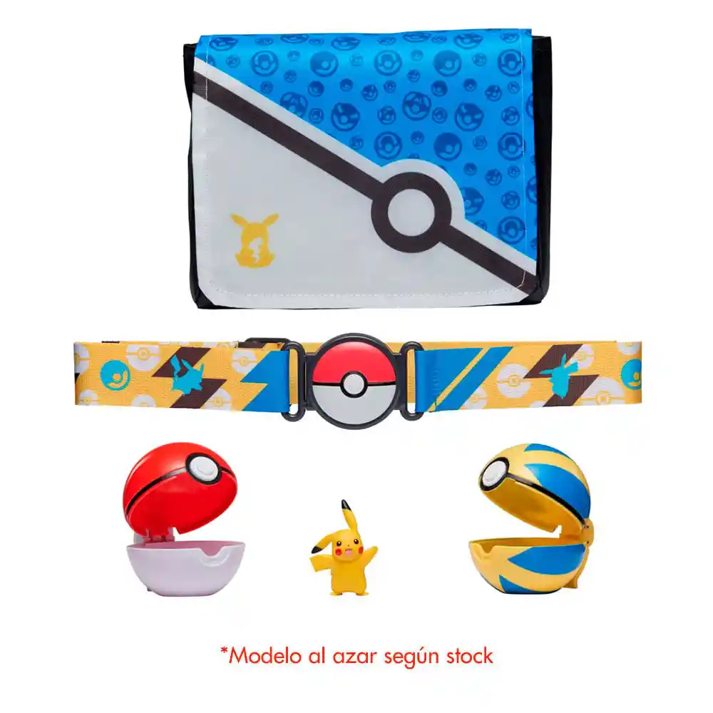 Pokemon Bolso Entrenador Con 2 Pokebolas Clip´n´go Eevee