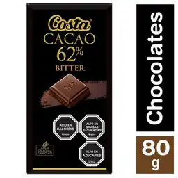 Costa Tableta de Chocolate con 62 % Cacao