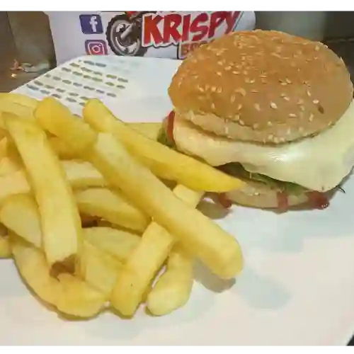 Combo Hamburguesa Krispy