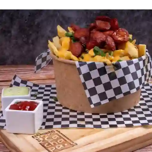 Papas Fritas Baston con Chorizo-chicas