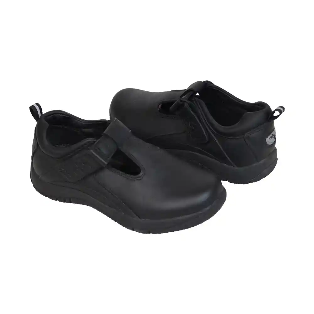 Zapatos Reina Escolar Junior 2 Para Niña Negra Talla 32