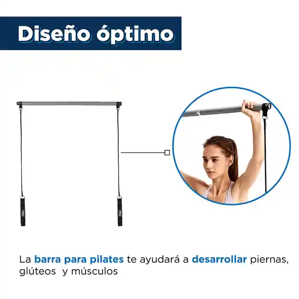 Barra Para Pilates Gris Sports Miniso