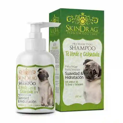 Skindrag Shampoo para Perros con Té Verde y Caléndula