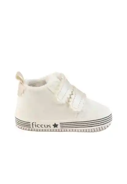 Zapatillas Urbana 2 Velcros Soft Bebé Niña Blanco 16 802 Ficcus