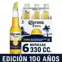 Corona Cerveza Extra 6 x 330 cc
