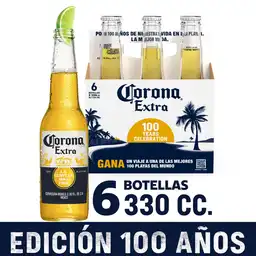 Corona Cerveza Extra 6 x 330 cc