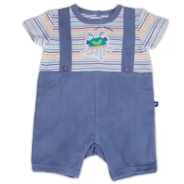 Mameluco Bebe Niño Agua Pillin 1 M