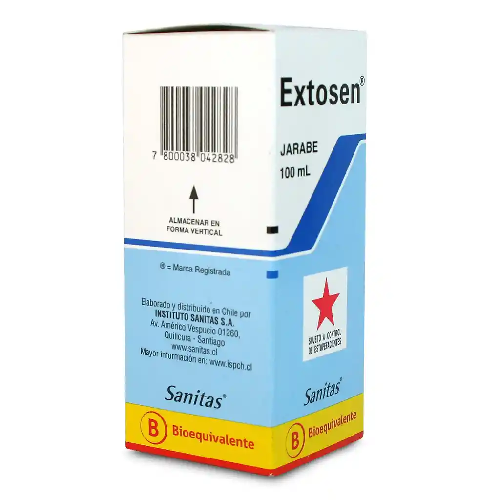 Extosen Jarabe (10 mg / 7.5 mg / 0.5 mg)