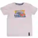 Polera Niño Gris Claro Talla 3 A Pillín