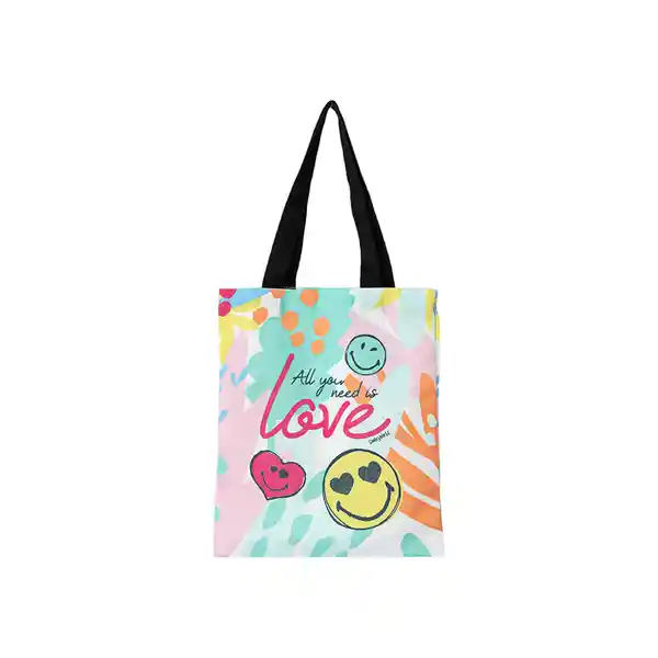 Bolsa de Compras Love Colorida Miniso