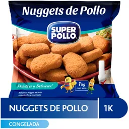 Super Pollo Nuggets de Pollo Empanizados y Congelados