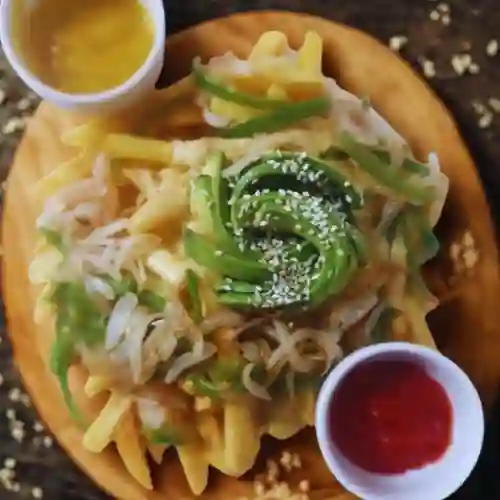 Papás veggis grande