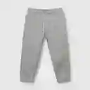 Pantalón de Bebé Niña de Buzo Gris Melange Talla 18/24M Colloky