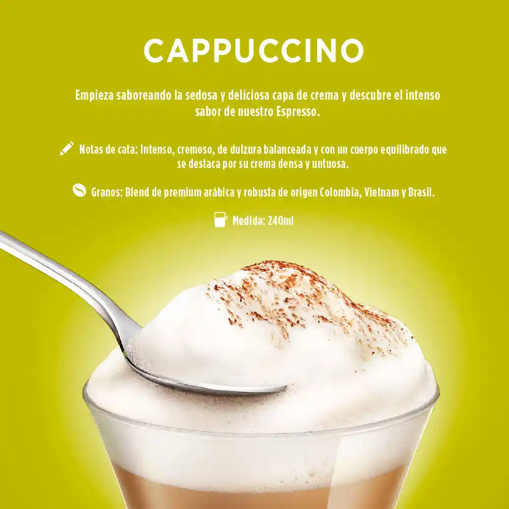 Dolce Gusto Capsula De Cafe Cappuccino