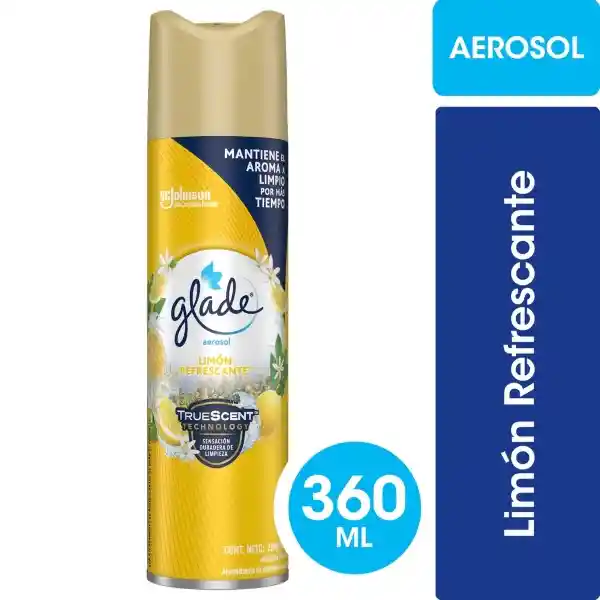 Desodorante Ambiental Glade Aerosol Limon Refrescante 360ml