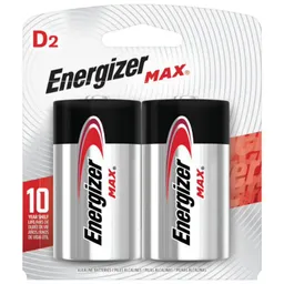 Energizer Max Pila Alcalina D2