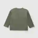 Polera de Bebé Niño Mickey Verde Militar Talla 3/6M Colloky