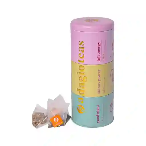 Té Triple Tin Daily Blends Adagio Teas