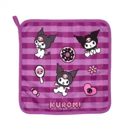 Toalla Para Manos Sanrio Aventuras Interesantes Kuromi Morado