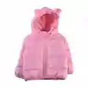 Parka Básica Bebé Niña Rosado Talla 9 M Pillin