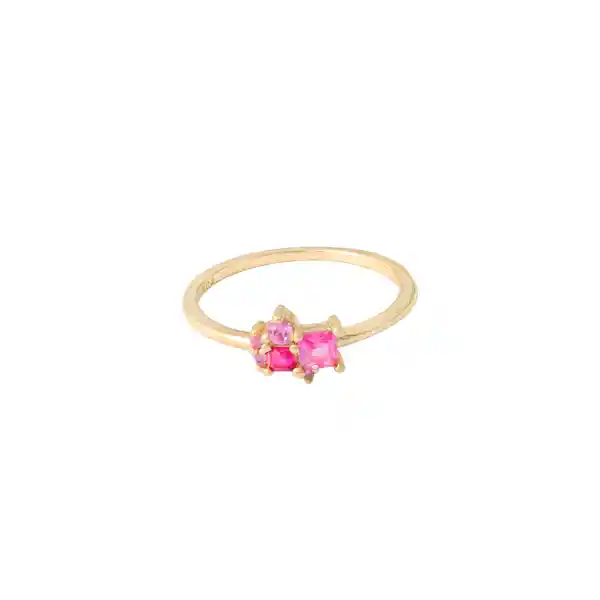 Anillo Crux Baño de Oro Talla 7 Noa Joyas