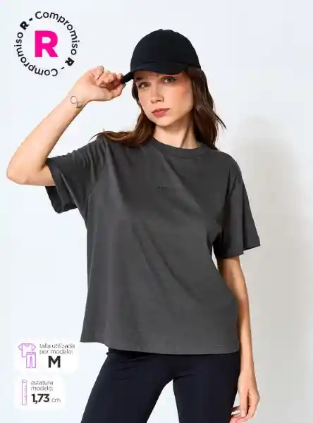 Head Polera Manga Corta Logito Mujer Maren M SS24