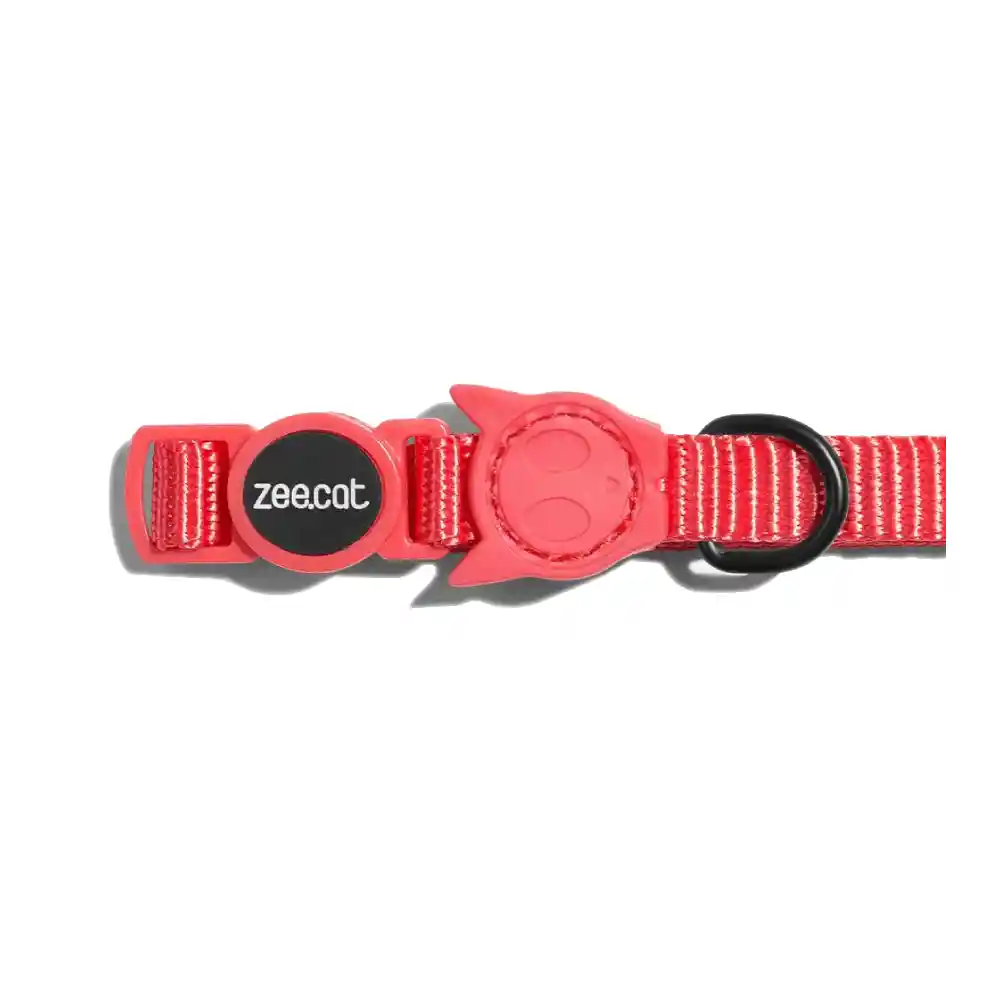 Zee.cat Collar Neon Coral Cat