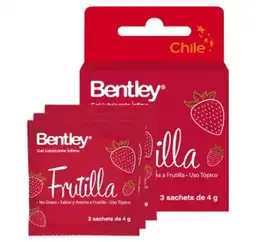 Bentley Gel Lubricante Frutilla