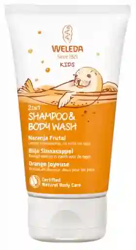 Weleda Kids 2 en 1 Shampoo & Body Wash Naranja Frutal