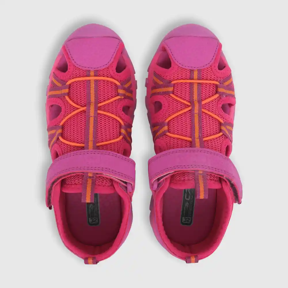 Sandalias Cinta Lateral Rosado Talla 32