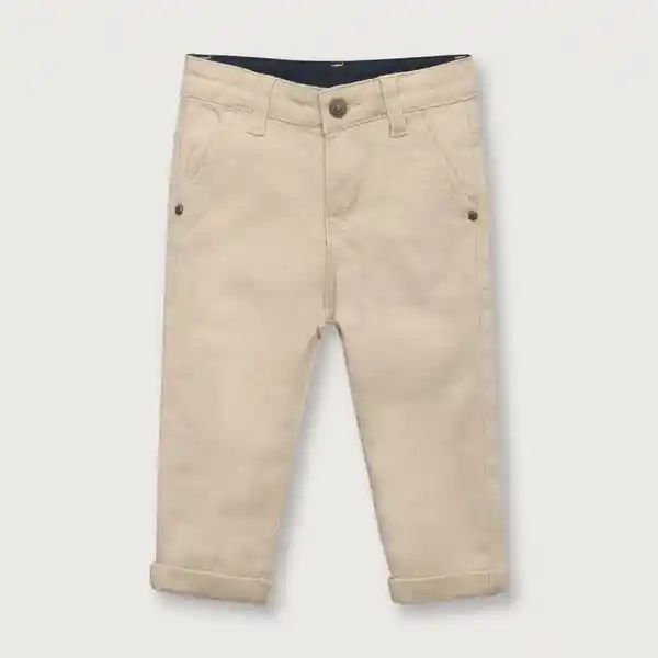 Pantalón de Niño Esencial Beige Talla 6M Opaline