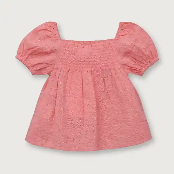 Opaline Blusa Manga Globo de Niña Rosada Talla 4A