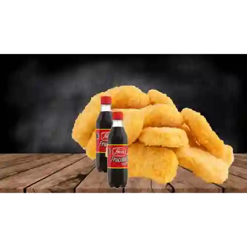 12 Nugget con 2 Bebidas Cola