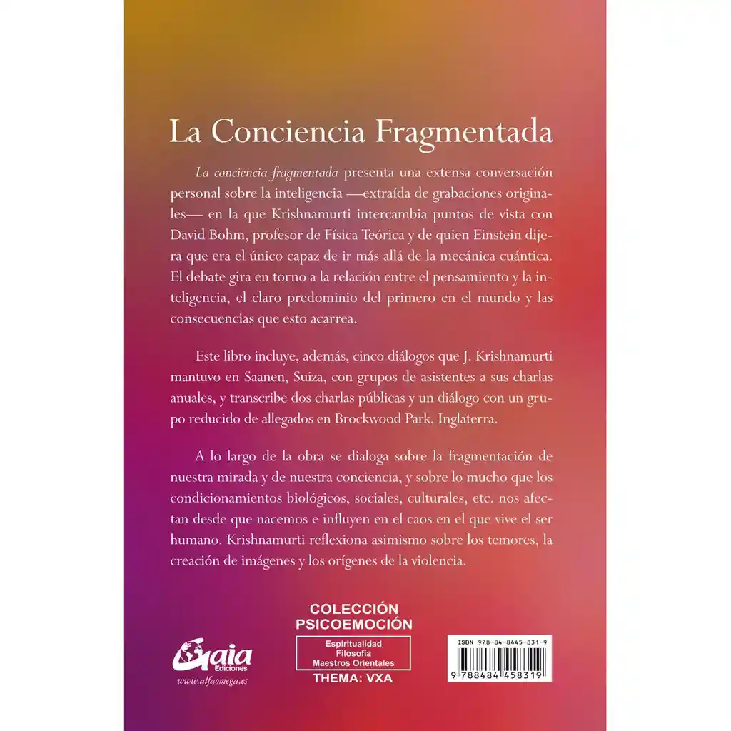 La Conciencia Fragmentada