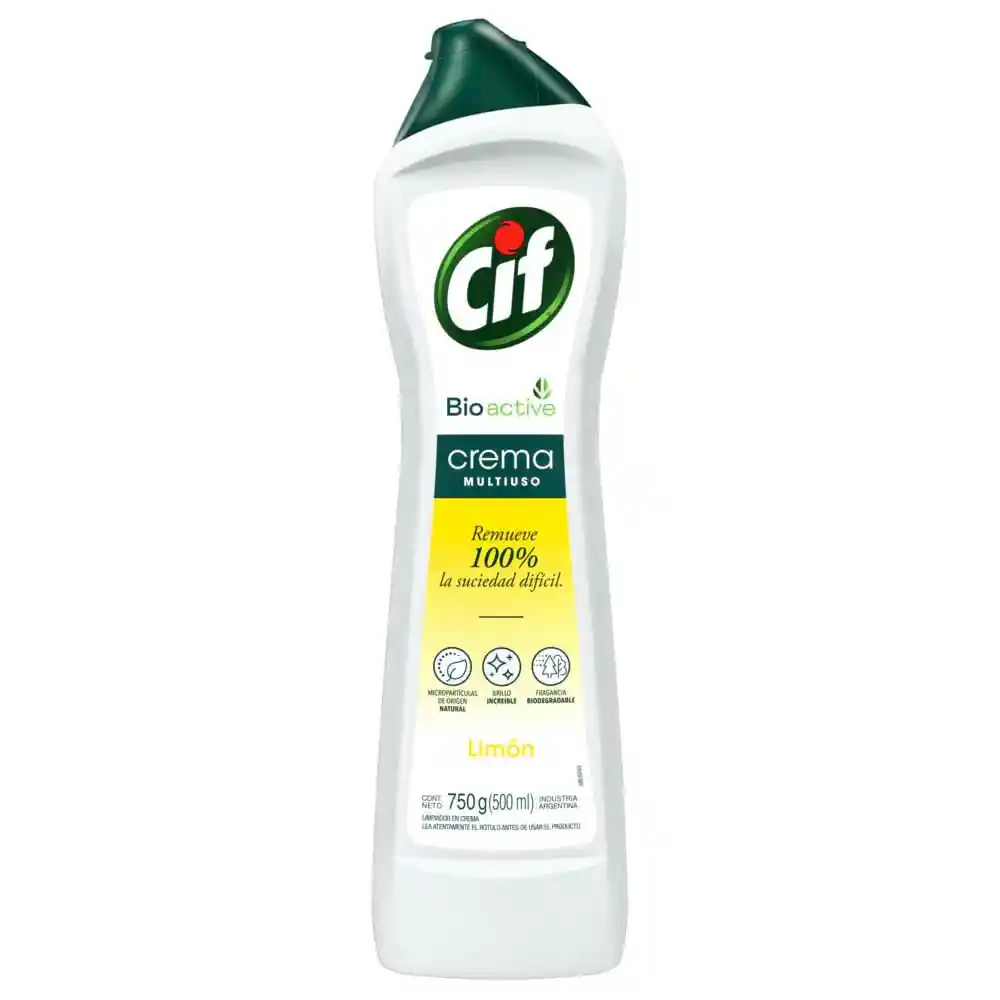 Cif Limpiador Multiuso en Crema Limón 