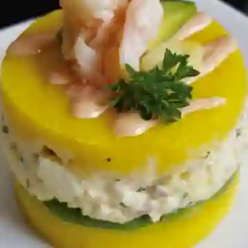 Causa de Camarones