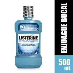 Listerine Enjuague Bucal Control Sarro Menta Suave
