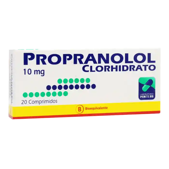 Mintlab Propranolol Clorhidrato (10 mg)