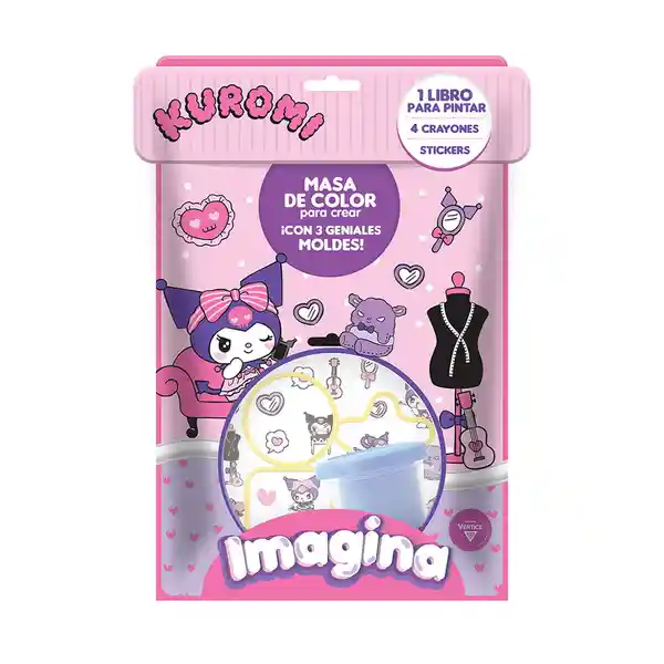 Libro Kuromi-Pack Imagina Masas - Vértice