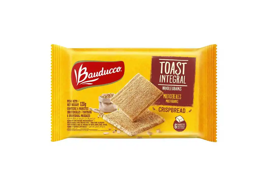 Bauducco Tostada Multigranos 128 g