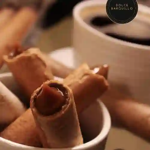 Barquillo Relleno de Manjar (7 U)