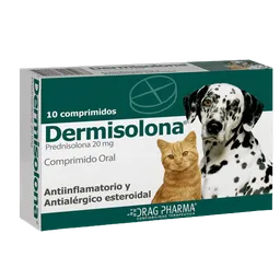 Dermisolona Antialérgico para Perros y Gatos (20 mg)
