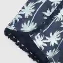 Short Estampado De Punto Niña Azul Talla 10a