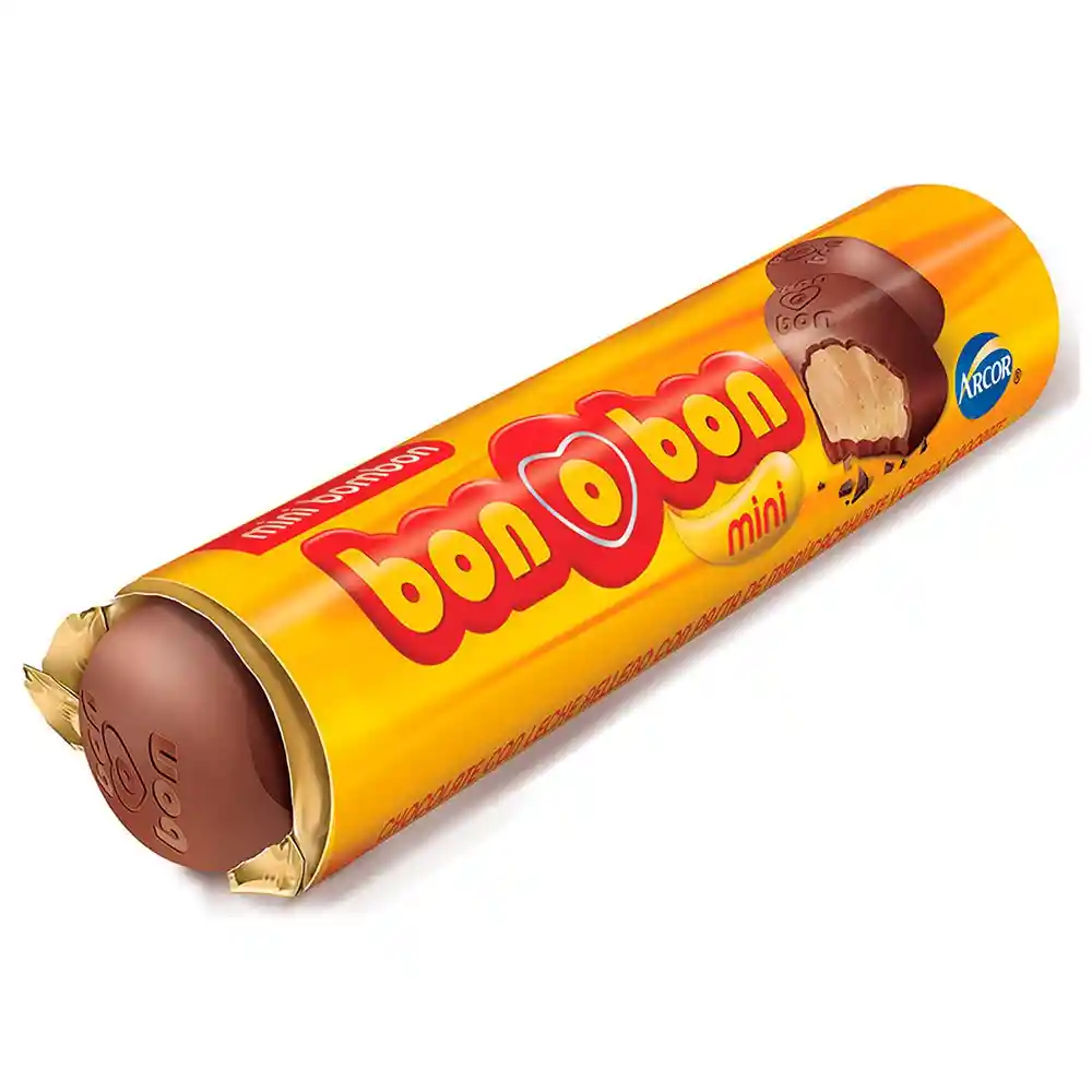 Bon O Bon Chocolate con Leche Relleno con Pasta de Maní